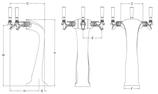Diagram of iridium taps